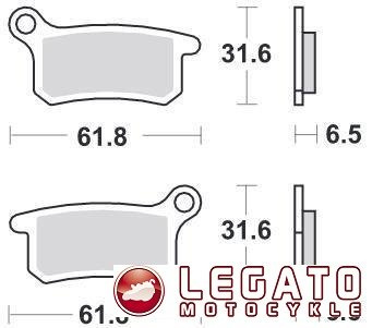 KLOCKI HAMULCOWE SBS 783 SI