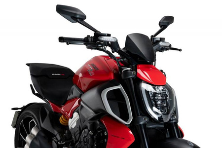 Osłona zegarów PUIG do Ducati Diavel V4 23-24 Czarny mat (J) 21712J