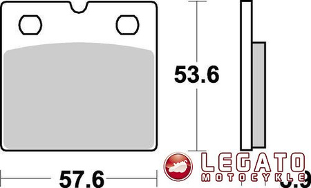 KLOCKI HAMULCOWE SBS 640 HS