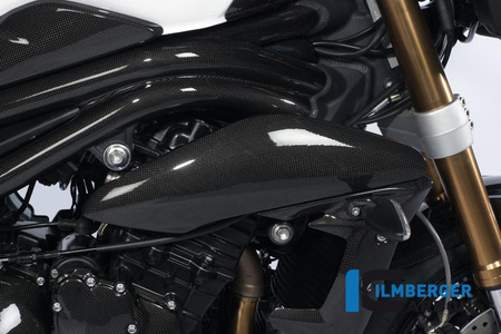 Panel boczny nad chłodnicą wodną (prawy) - carbon Triumph Speed Triple (2011-now) ILMBERGER SKR.018.TRSPT.K