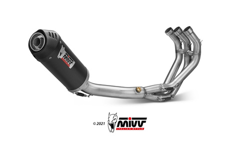 Mivv Układ wydechowy OVAL CARBON with carbon cap YAMAHA TRACER 900 / TRACER 900 GT / FJ-09 2015-2020