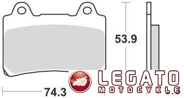 KLOCKI HAMULCOWE SBS 613 HF