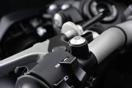 Śruba zaślepka do otworu lusterka  M10-P1.25/prawa srebrny