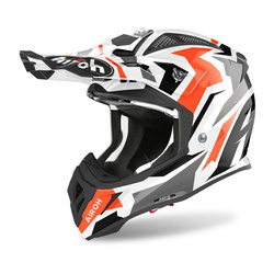 KASK AIROH AVIATOR ACE SWOOP ORANGE GLOSS