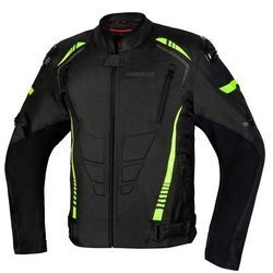 Motocyklowa Kurtka Tekstylna Ozone Pulse Black/Fluo Yellow