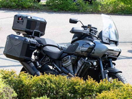 Harley-Davidson Pan America 1250/Spe 2021-2023 Stelaż Cutout + czarne kufry boczne Xplorer