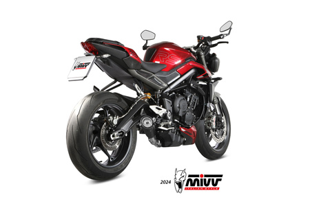 Mivv Układ wydechowy X-M5 Nero Triumph Street Triple 765RS 2023-2024