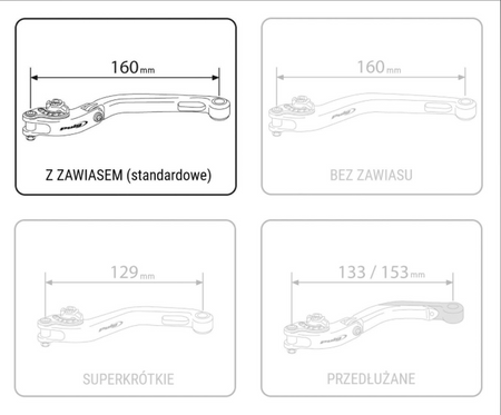 Zestaw klamek Puig Yamaha MT-09 2021-