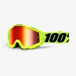 100 PROCENT GOGLE MODEL ACCURI FLUO YELLOW SZYBKA CZERWONE LUSTRO+SZYBKA BEZBARWNA