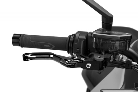 Regulowana dźwignia hamulca PUIG 4.0 EVO (superkrótka, wymaga adaptera) Czarny (N) 4130NN