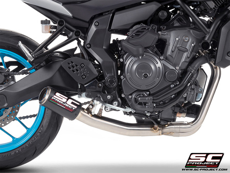 SC PROJECT Układ Wydechowy CR-T Carbon Yamaha MT-07 2025-2026