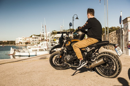 Motocyklowe Spodnie Jeansowe Broger Alaska Caramel