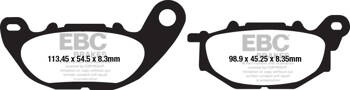 EBC Klocki hamulcowe FA663V V-PAD (kpl. na 1 tarcze)