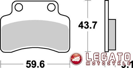 KLOCKI HAMULCOWE SBS 141 HF