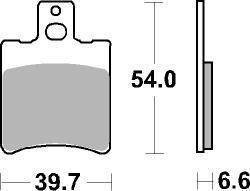 KLOCKI HAMULCOWE SBS 114 HF