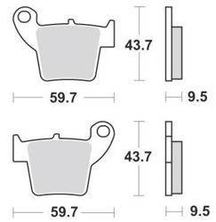KLOCKI HAMULCOWE SBS 777 HF