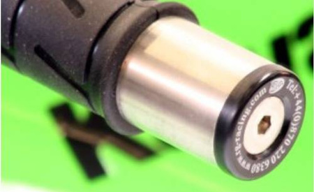 KOŃCÓWKI KIEROWNICY, Z125 19-/Z250 13-18/Z300/Z750/Z750R/Z800/Z 1000/NINJA 250/300, BLACK