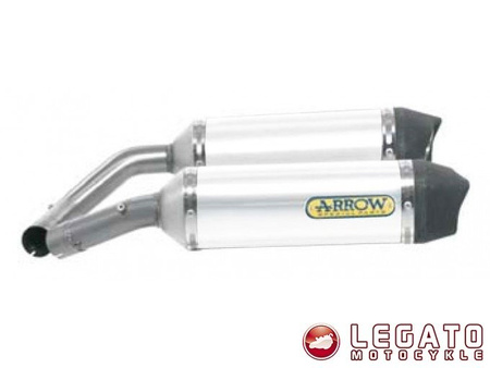Tłumik końcowy Arrow Race-Tech Aluminium White Yamaha YZF-R1 2009-2014