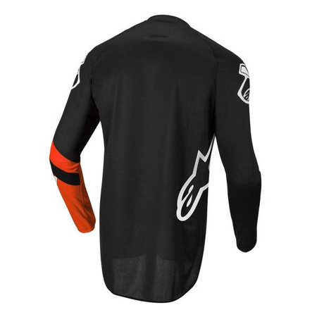 BLUZA ALPINESTARS RACER CHASER JUNIOR BLACK/BRIGHT RED