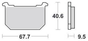 KLOCKI HAMULCOWE SBS 540 HF