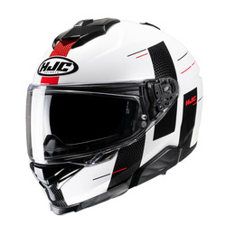 KASK HJC I71 PEKA WHITE/BLACK/RED