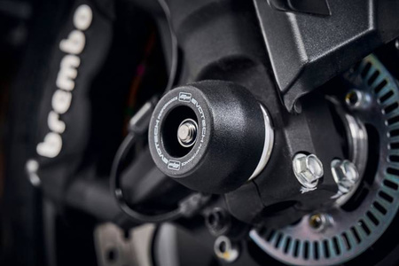 Evotech Performance crash pady osi zestaw - Suzuki GSX-S1000 (2022+)