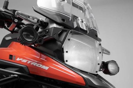 OSŁONA REFLEKTORA SW-MOTECH SUZUKI V-STROM 1050 (19-) BLACK