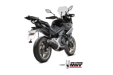 Mivv Tłumik końcowy OVAL BLACK STAINLESS STEEL WITH CARBON CAP CF MOTO 700MT 2024