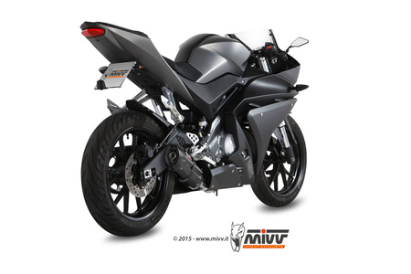 Mivv Układ wydechowy SUONO BLACK stal nierdzewna YAMAHA YZF R125 2014-2018