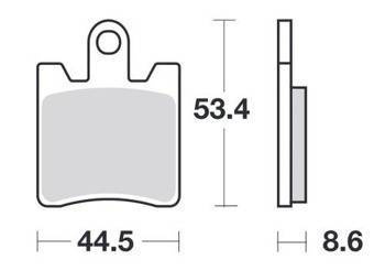 KLOCKI HAMULCOWE SBS 146 HF