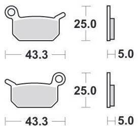 KLOCKI HAMULCOWE SBS 794 SI