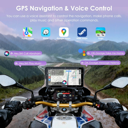 Carpuride W702BS – CarPlay dla motocykli BMW z integracją kontrolera OEM