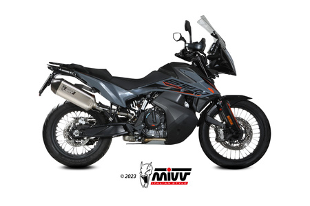 Mivv Tłumik końcowy SPEED EDGE stal nierdzewna KTM 890 ADVENTURE / R 2020-2024