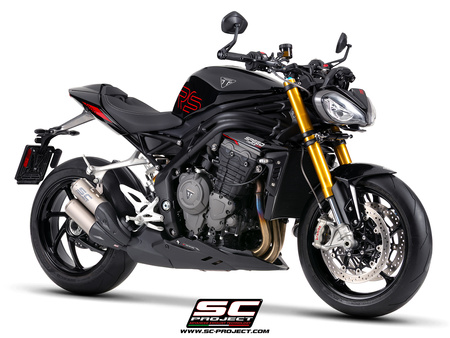 SC-Project tłumik końcowy Twin CR-T Titanium Triumph SPEED TRIPLE 1200 RS 2025+ Euro5+