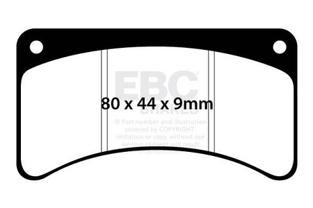 EBC Klocki kartingowe FA515S (1 kpl. na tarczę)