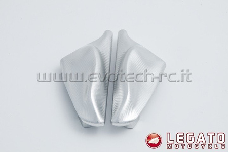 Zaślepki lusterek EVOTECH RC Ducati srebrne
