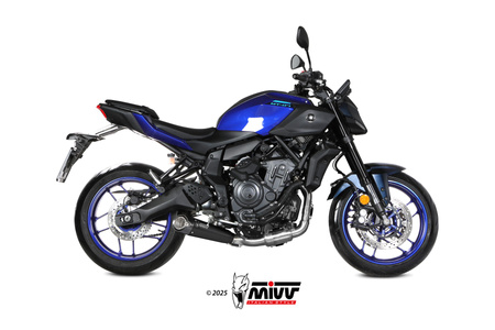 Mivv Układ wydechowy X-M5 BLACK stal nierdzewna YAMAHA MT-07 / FZ-07 2025
