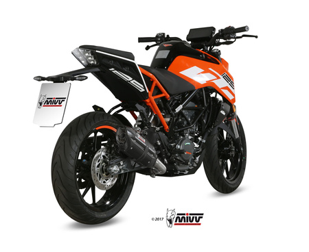 Mivv Tłumik końcowy SUONO BLACK stal nierdzewna KTM 125 DUKE 2017-2020