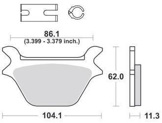 KLOCKI HAMULCOWE SBS 669 H.LS
