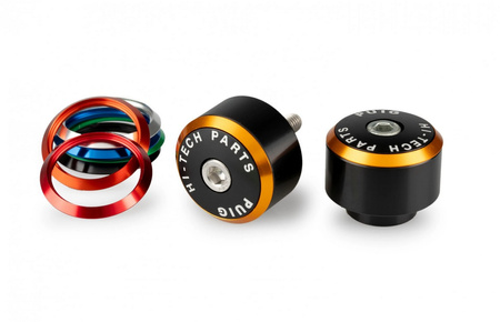 Końcówki kierownicy PUIG do Yamaha FJR / FZ / YZF (z pierścieniami) Czarny (N) 21732N