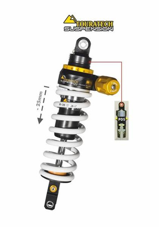 Touratech Suspension lowering shock (-35 mm) for Yamaha 700 Tenere from 2019 Type Explore HP/PDS