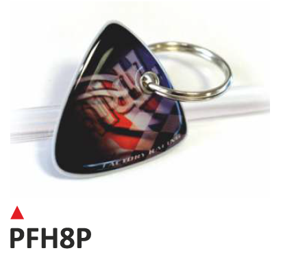 ONEDESIGN Dwustronny wypukły brelok na klucze - TRIUMPH