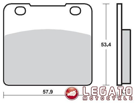 KLOCKI HAMULCOWE SBS 577 DCC