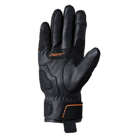 RĘKAWICE SKÓRZANE RST S1 MESH CE BLACK/GREY/NEON ORANGE S (3182)