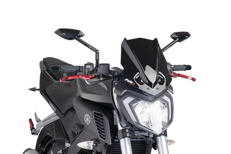 Owiewka PUIG do Yamaha MT-125 14-19 Czarny (N) 7654N