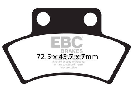 EBC Klocki hamulcowe FA232TT (kpl. na 1 tarcze)