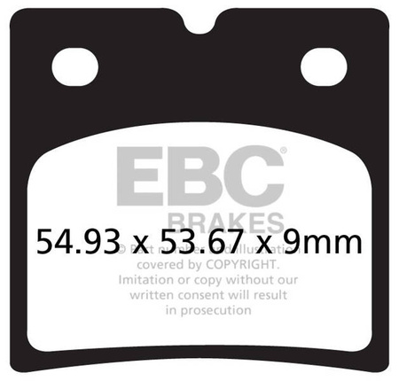 EBC Klocki hamulcowe FA696HH wzmacniane (kpl. na 1 tarcze)