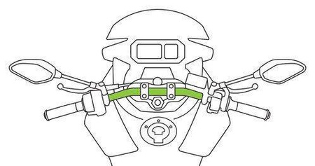 90437 Opti Belt- uchwyt mocowany do kierownicy za pomocą paska 