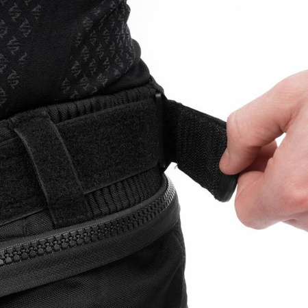 SPODNIE TEKSTYLNE OZONE UNION II BLACK (KRÓTKA NOGAWKA)