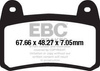 EBC Klocki hamulcowe FA658HH wzmacniane (kpl. na 1 tarcze)